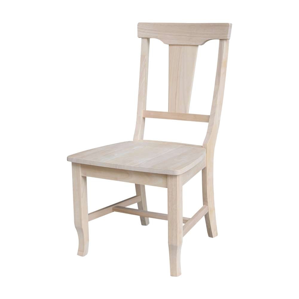 International Concepts - Panel Back Chair (Set of 2) - C-110P veiw 1