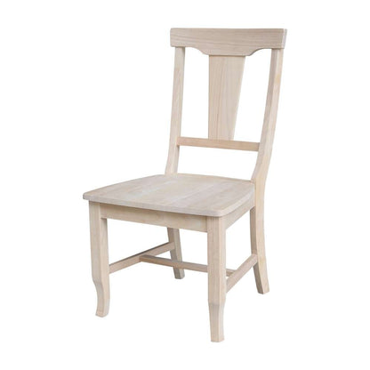 International Concepts - Panel Back Chair (Set of 2) - C-110P veiw 1
