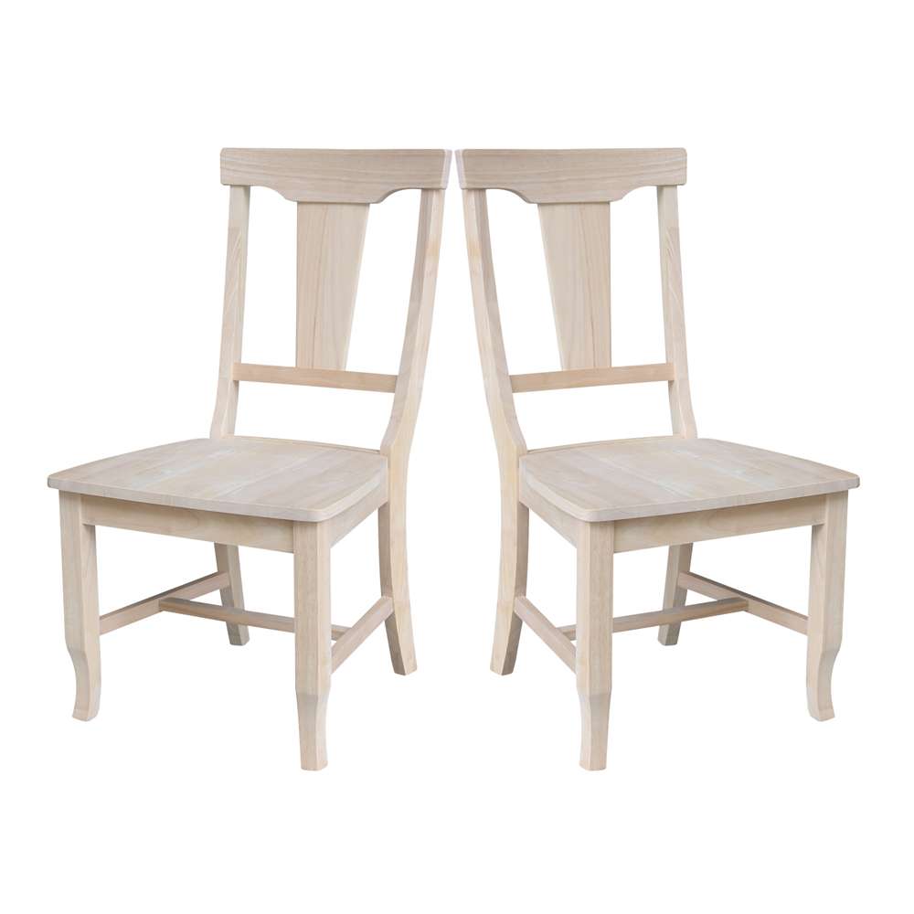 International Concepts - Panel Back Chair (Set of 2) - C-110P veiw 8