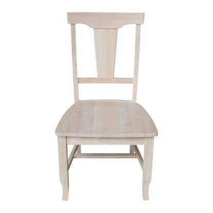 International Concepts - Panel Back Chair (Set of 2) - C-110P veiw 10