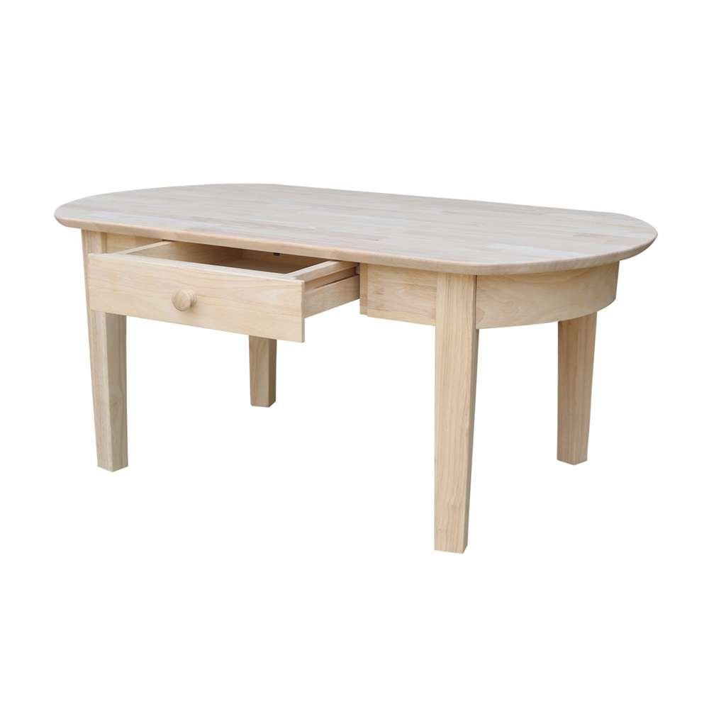 International Concepts - Philips Oval Coffee Table  - OT-5C veiw 6