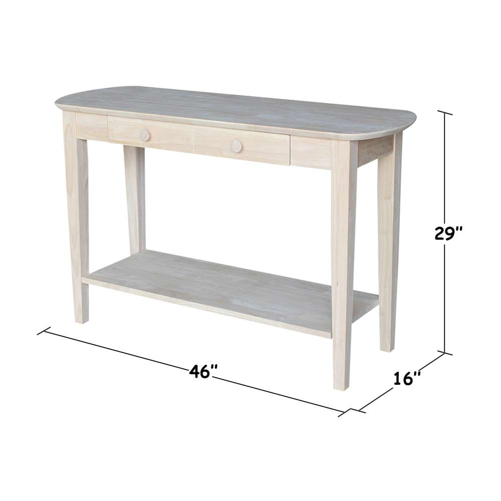 International Concepts - Philips Oval Sofa Table  - OT-5S veiw 3