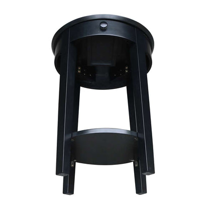 International Concepts - Phillips Accent Table with Drawer in Black Finish - OT46-2128 veiw 5