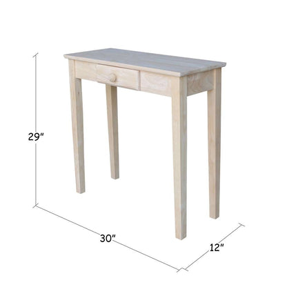 International Concepts - Rectangular Hall Table W/Drawer  - OT-3012 veiw 2