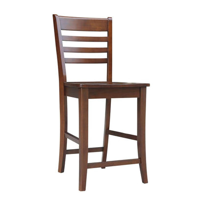 International Concepts - Roma Counter Height Stool - 24inSH in Espresso Finish - S581-3102 veiw 4