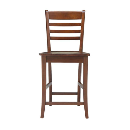 International Concepts - Roma Counter Height Stool - 24inSH in Espresso Finish - S581-3102 veiw 6
