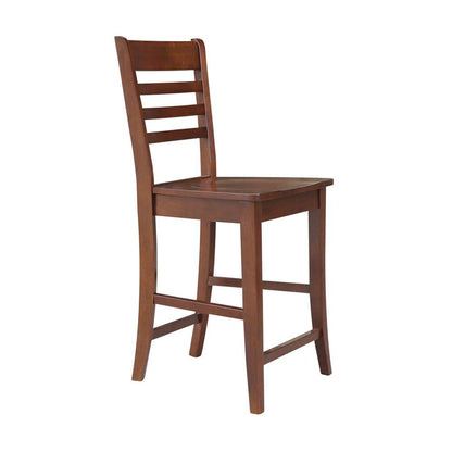 International Concepts - Roma Counter Height Stool - 24inSH in Espresso Finish - S581-3102 veiw 7