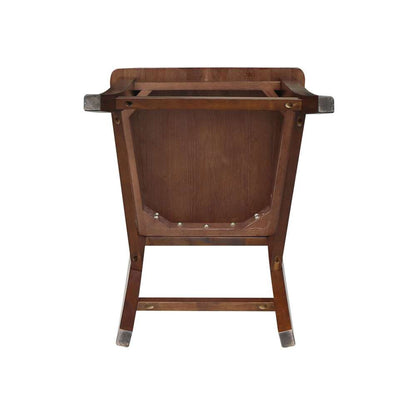International Concepts - Roma Counter Height Stool - 24inSH in Espresso Finish - S581-3102 veiw 9