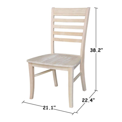 International Concepts - Roma Ladderback Chair (Set of 2) - C-310P veiw 3