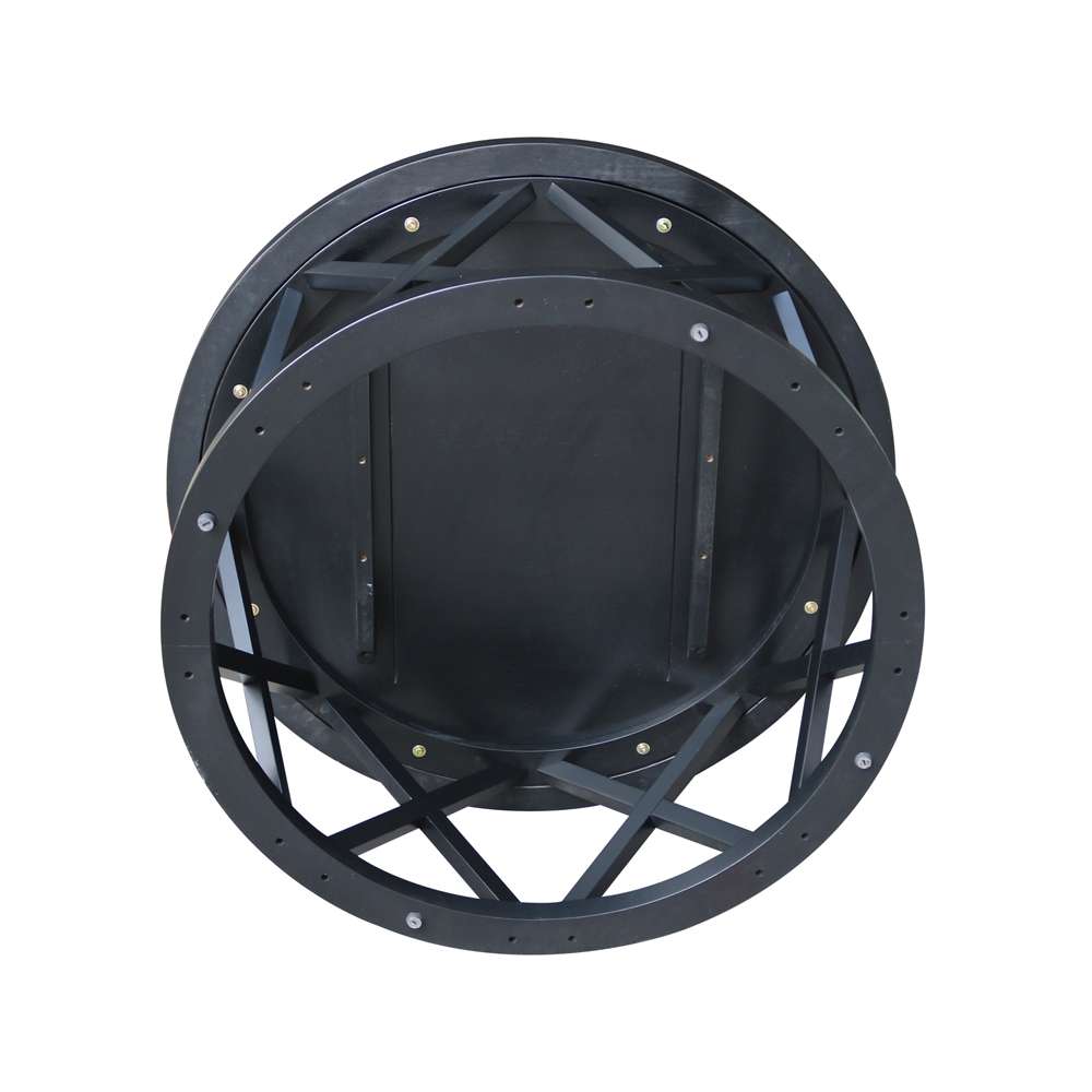 International Concepts - Round Ceylon Coffee Table in Black Finish - OT46-46CR veiw 6