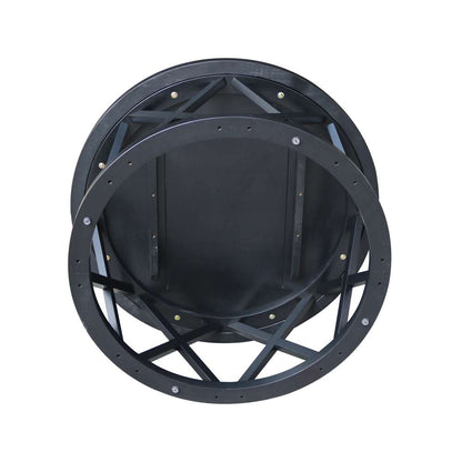 International Concepts - Round Ceylon Coffee Table in Black Finish - OT46-46CR veiw 6