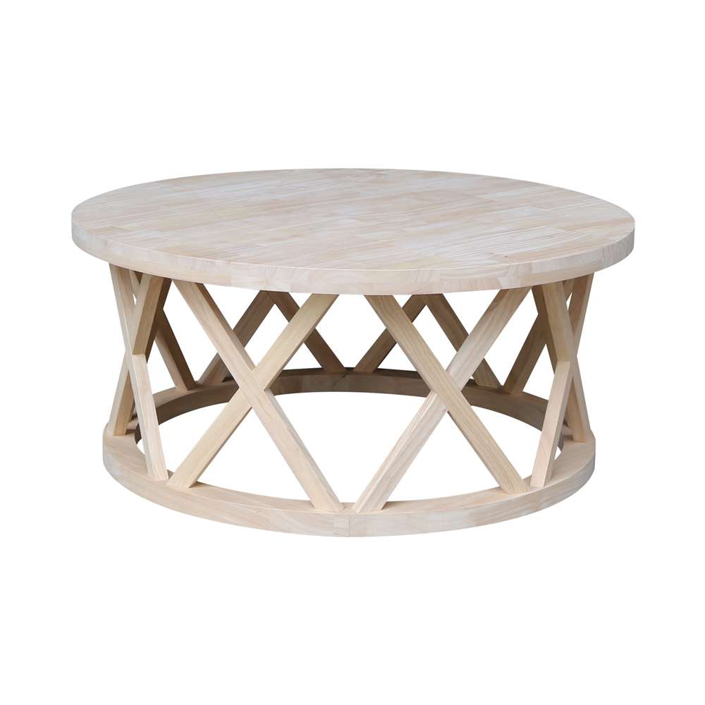 International Concepts - Round Ceylon Coffee Table - OT-46CR veiw 1