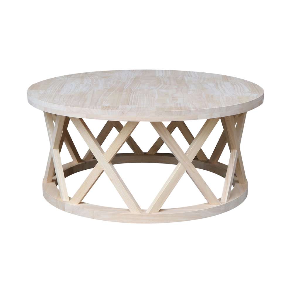 International Concepts - Round Ceylon Coffee Table - OT-46CR veiw 4