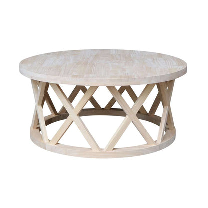 International Concepts - Round Ceylon Coffee Table - OT-46CR veiw 4