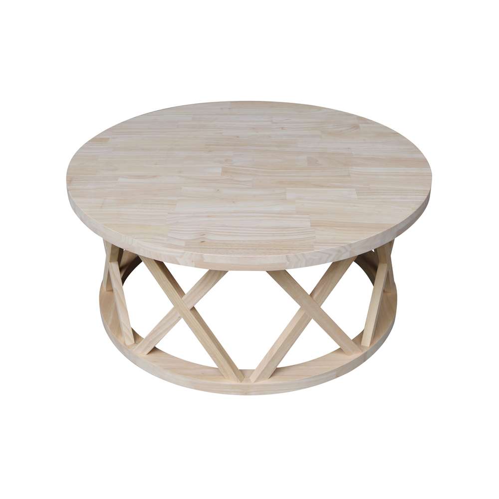International Concepts - Round Ceylon Coffee Table - OT-46CR veiw 6