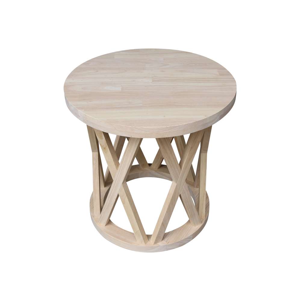 International Concepts - Round Ceylon End Table - OT-46ER veiw 6