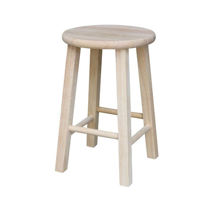 International Concepts - Round Top Stool - 18inSH - 1S-518 veiw 1
