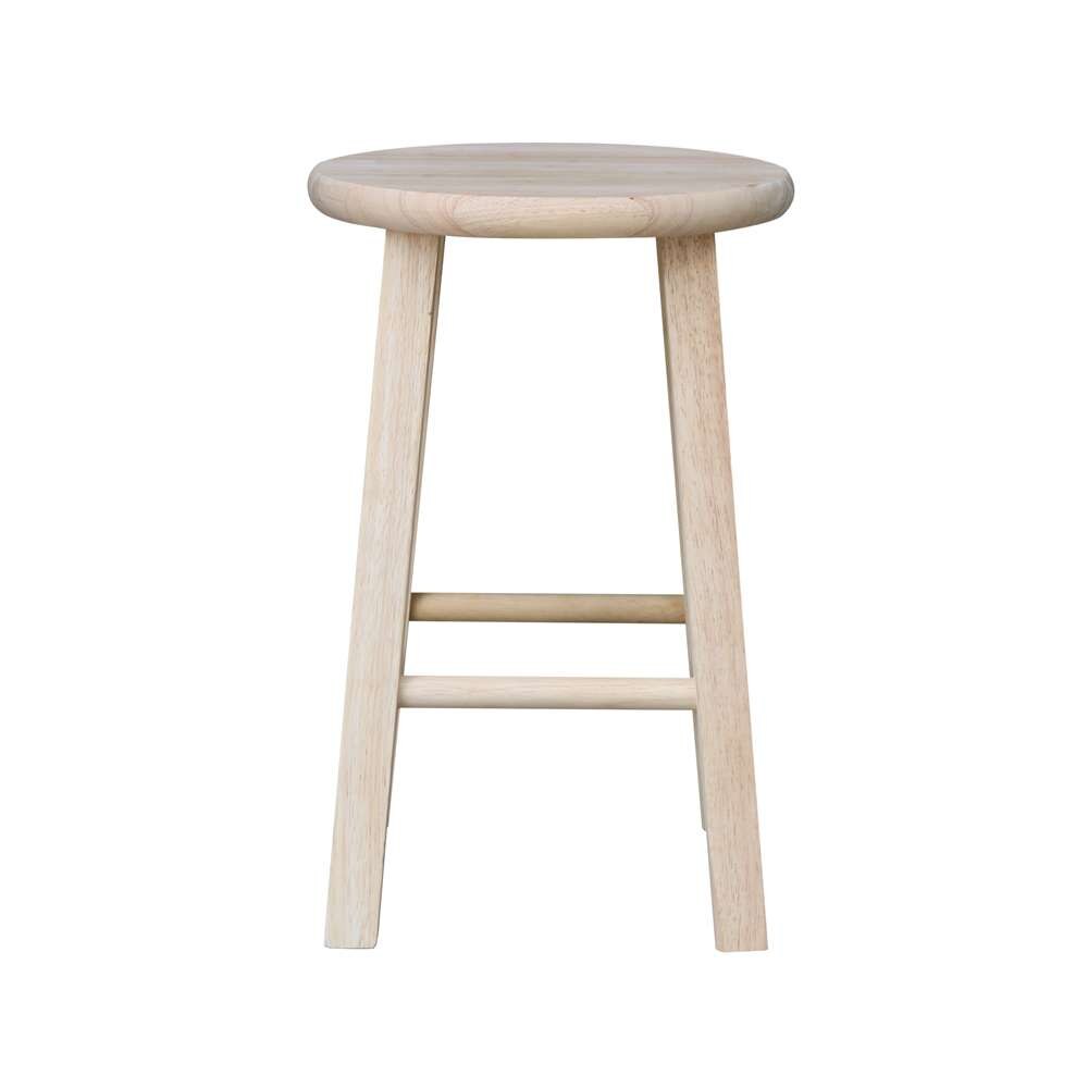International Concepts - Round Top Stool - 18inSH - 1S-518 veiw 3