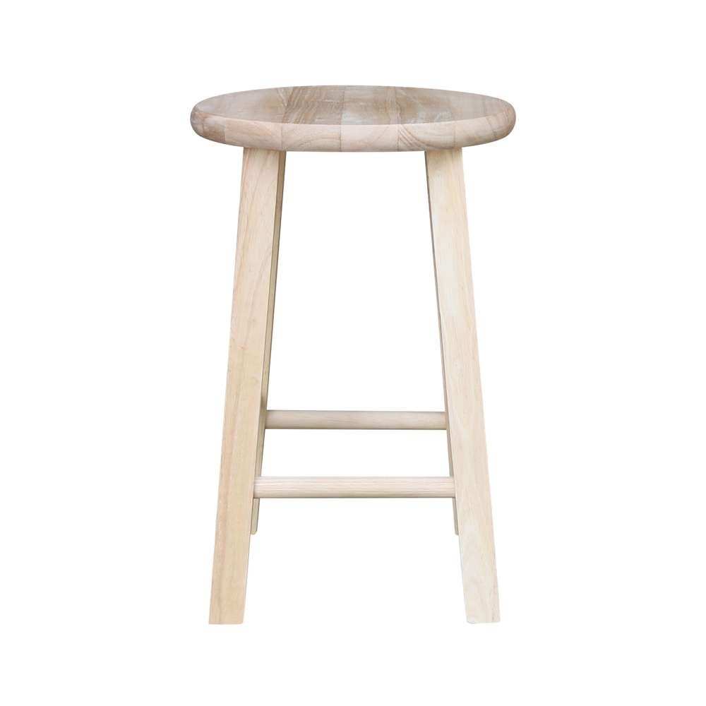 International Concepts - Round Top Stool - 18inSH - 1S-518 veiw 4