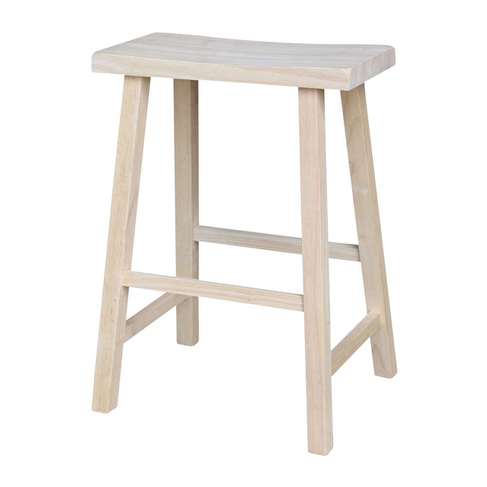 International Concepts - Saddle Seat Stool - 24inSH - 1S-682 veiw 1