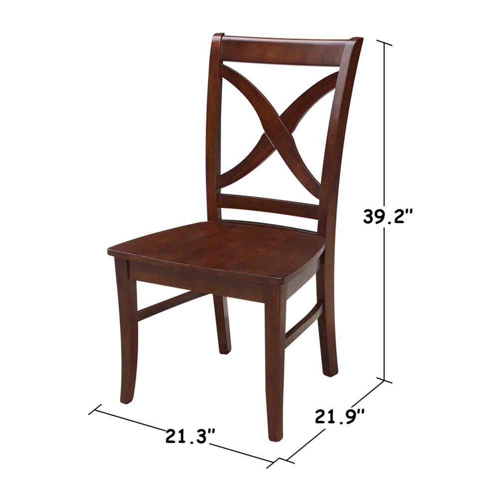 International Concepts - Salerno Chair, Wood Seat in Espresso Finish (Set of 2) - C581-14P veiw 3