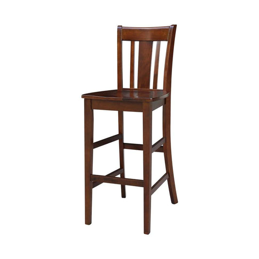 International Concepts - San Remo Bar Height Stool - 30inSH in Espresso Finish - S581-103 veiw 1