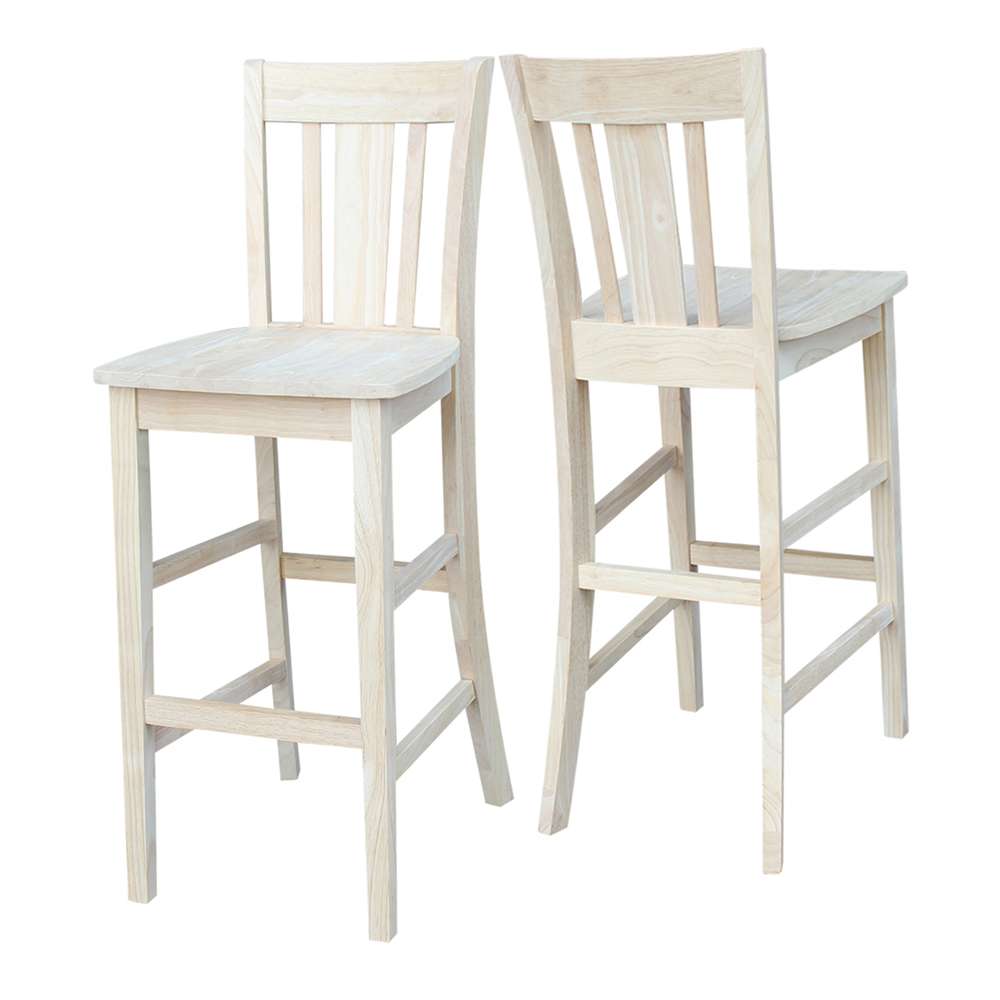 International Concepts - San Remo Bar Height Stool - 30.inSH - S-103 veiw 5