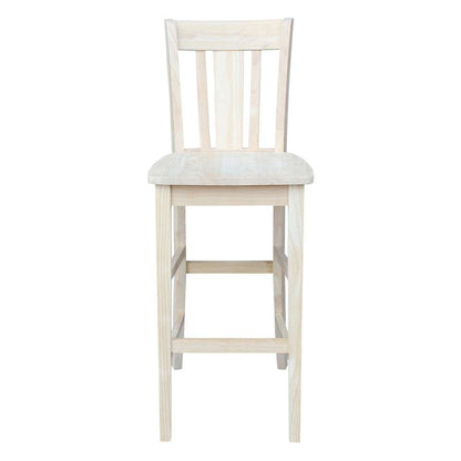 International Concepts - San Remo Bar Height Stool - 30.inSH - S-103 veiw 6