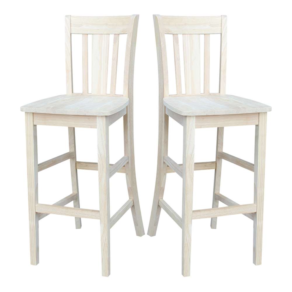 International Concepts - San Remo Bar Height Stool - 30.inSH - S-103 veiw 8