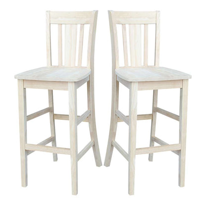 International Concepts - San Remo Bar Height Stool - 30.inSH - S-103 veiw 8