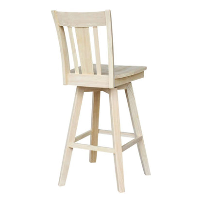 International Concepts - San Remo Bar Height Stool - 30inSH - S-103SW veiw 2