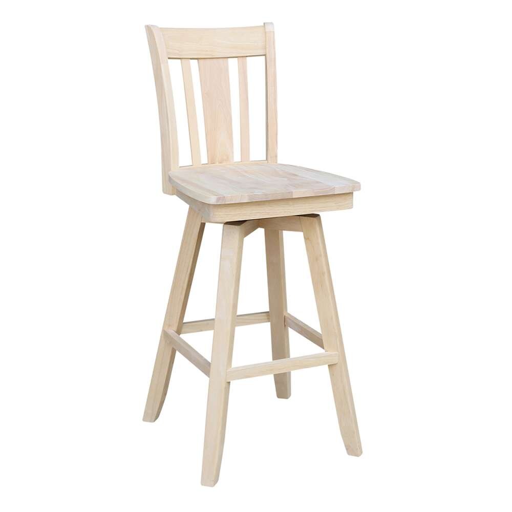 International Concepts - San Remo Bar Height Stool - 30inSH - S-103SW veiw 4