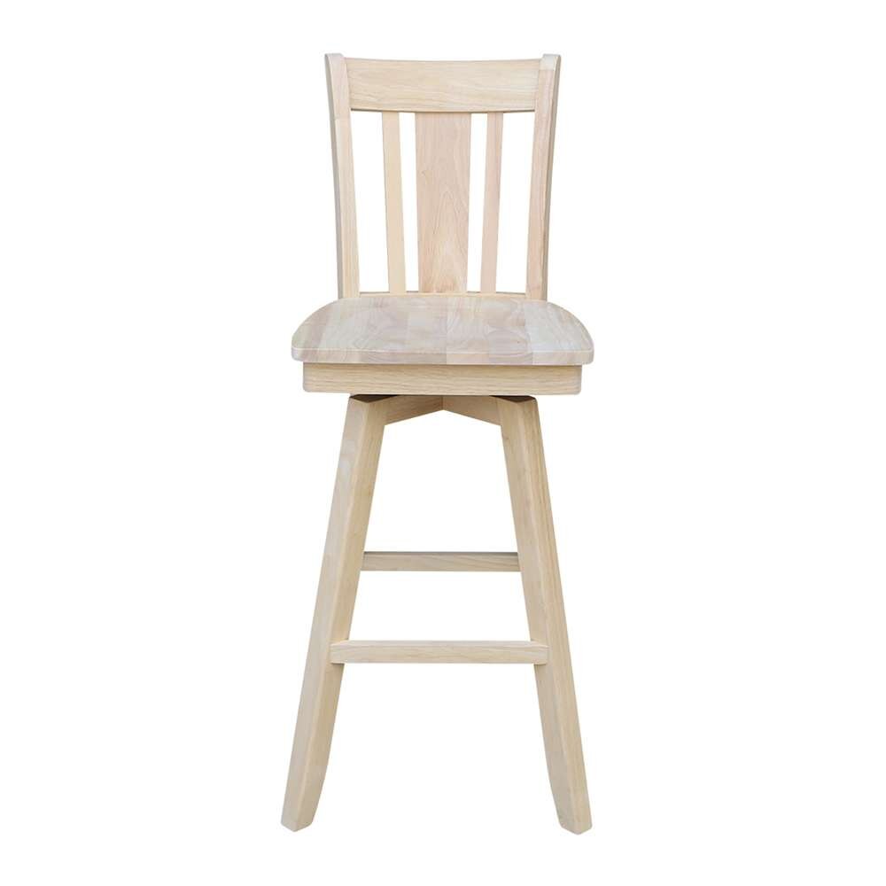 International Concepts - San Remo Bar Height Stool - 30inSH - S-103SW veiw 5