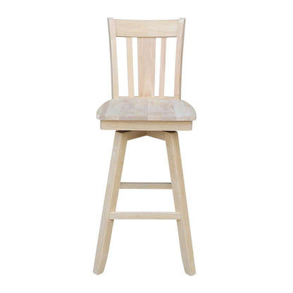 International Concepts - San Remo Bar Height Stool - 30inSH - S-103SW veiw 5