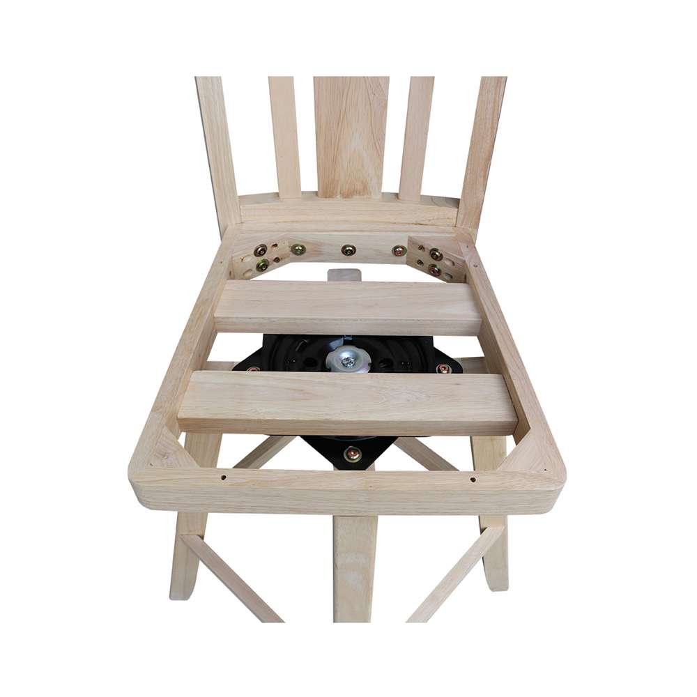 International Concepts - San Remo Bar Height Stool - 30inSH - S-103SW veiw 6