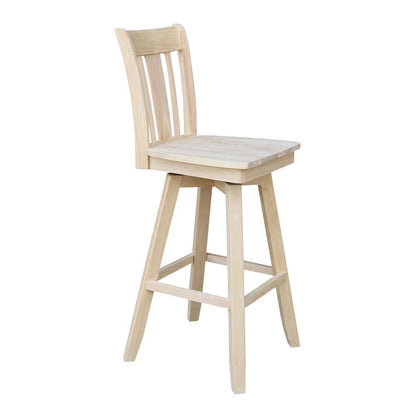 International Concepts - San Remo Bar Height Stool - 30inSH - S-103SW veiw 8
