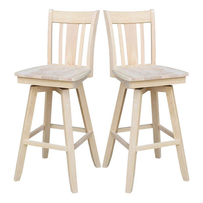 International Concepts - San Remo Bar Height Stool - 30inSH - S-103SW veiw 9