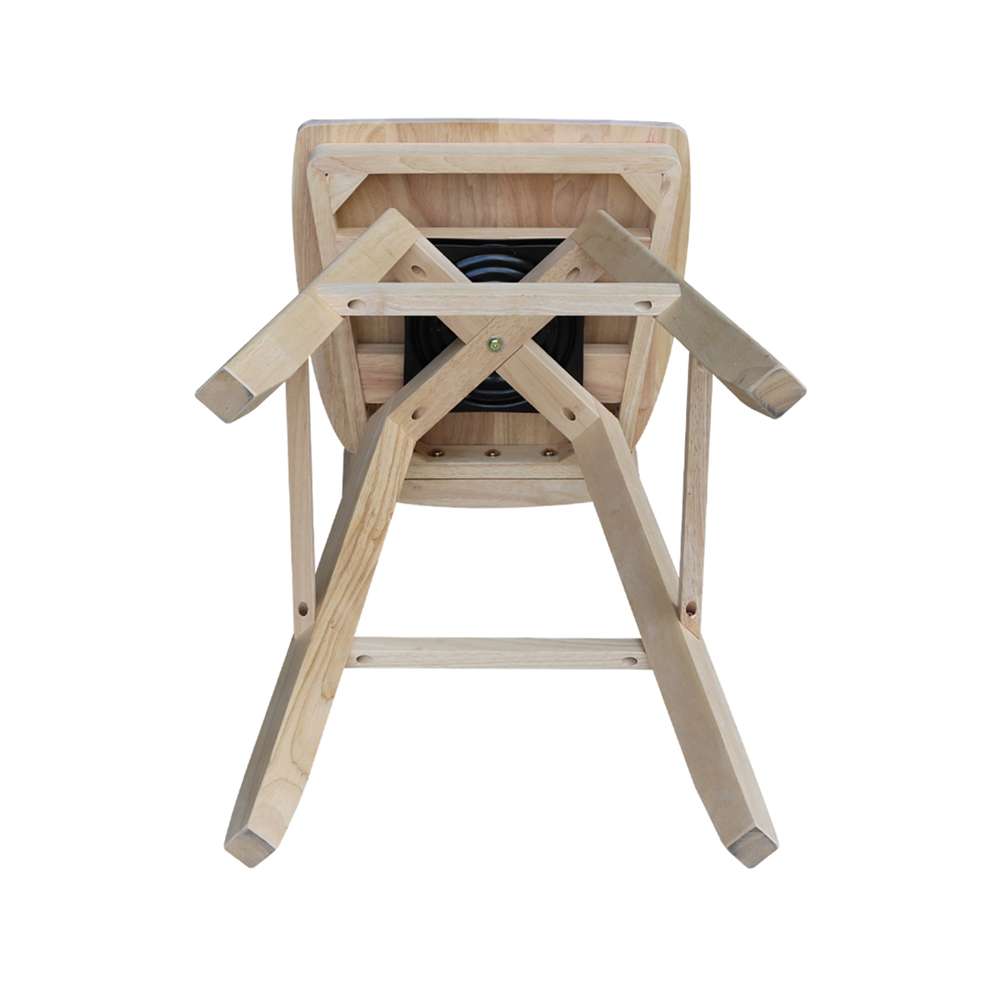 International Concepts - San Remo Bar Height Stool - 30inSH - S-103SW veiw 10