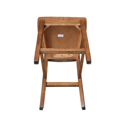 International Concepts - San Remo Counter Height Stool - 24inSH in Distressed Oak Finish - S42-102 veiw 9