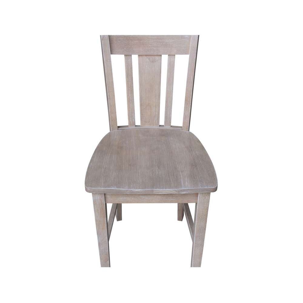 International Concepts - San Remo Counter Height Stool - 24inSH in Washed Gray Taupe Finish - S09-102 veiw 10