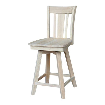 International Concepts - San Remo Counter Height Stool - 24inSH - S-102SW veiw 1