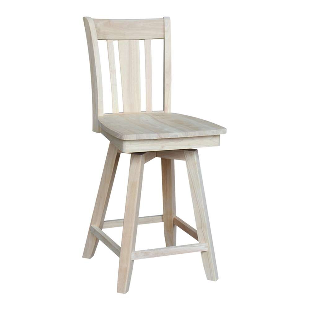 International Concepts - San Remo Counter Height Stool - 24inSH - S-102SW veiw 4