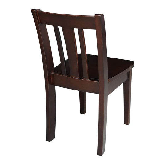 International Concepts - San Remo Juvenile Chair in Rich Mocha Finish (Set of 2) - CC15-105P veiw 2