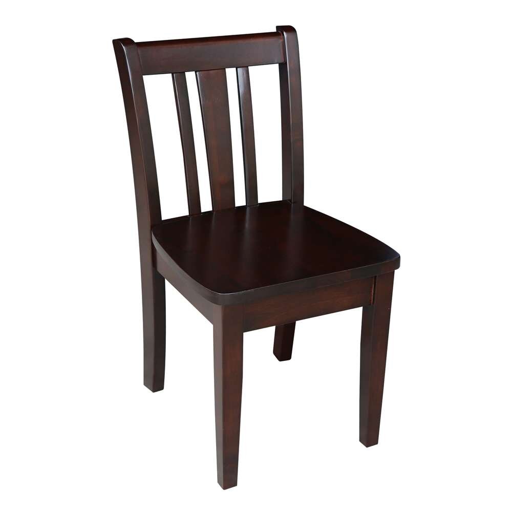 International Concepts - San Remo Juvenile Chair in Rich Mocha Finish (Set of 2) - CC15-105P veiw 4