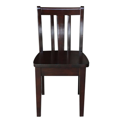 International Concepts - San Remo Juvenile Chair in Rich Mocha Finish (Set of 2) - CC15-105P veiw 6
