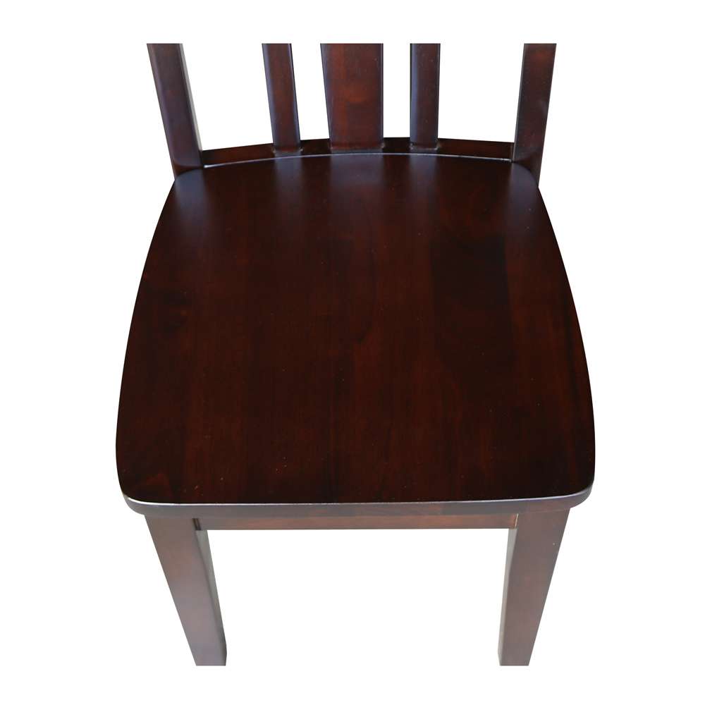 International Concepts - San Remo Juvenile Chair in Rich Mocha Finish (Set of 2) - CC15-105P veiw 10