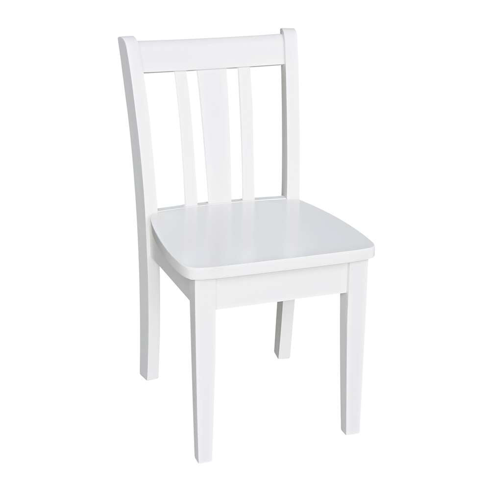 International Concepts - San Remo Juvenile Chair in White Finish (Set of 2) - CC08-105P veiw 4