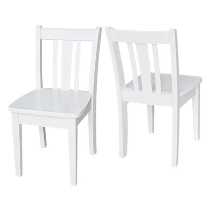 International Concepts - San Remo Juvenile Chair in White Finish (Set of 2) - CC08-105P veiw 5
