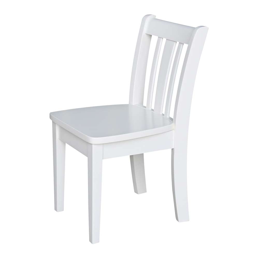 International Concepts - San Remo Juvenile Chair in White Finish (Set of 2) - CC08-105P veiw 7