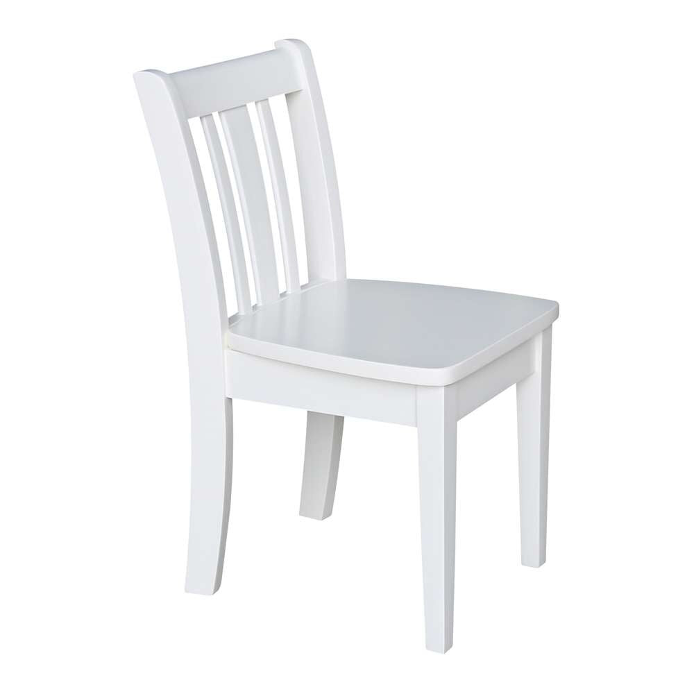 International Concepts - San Remo Juvenile Chair in White Finish (Set of 2) - CC08-105P veiw 8
